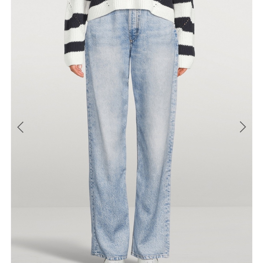 rag & bone Light Blue Straight Leg Jeans